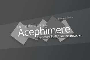 Acephimere: A Sans Serif Font for Clean Web Design