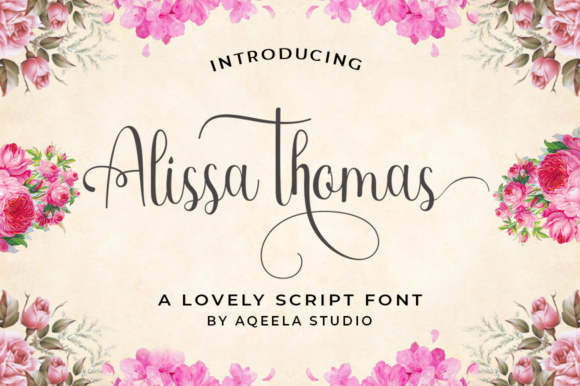 Alissa Thomas Script: The Perfect Font for Elegant Handmade Projects