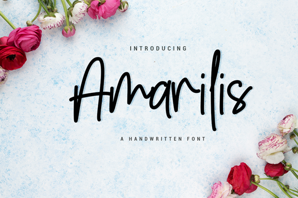Amarilis: The Modern Script Font for Editorial Design
