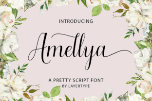 Amellya Script: A Trendy and Feminine Font for Crafters