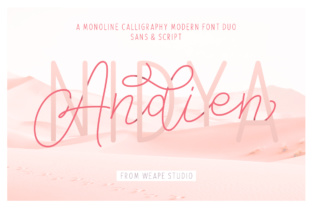 Andien Nidya Duo: A Sophisticated Font for Modern Branding
