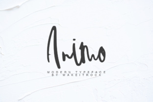 Animo Font: Elegant Handwritten Script for Creative Projects