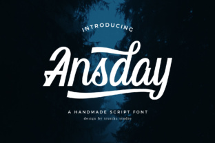 Ansday: The Handwritten Script Font for Creative Makers