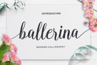 Ballerina Script: A Beautiful Handwritten Font for Crafters
