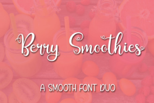 Berry Smoothies: A Versatile Font Duo for Editorial Design