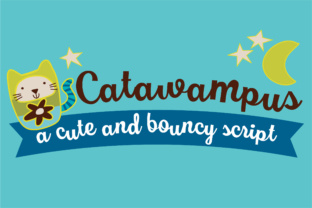 Catawampus: A Whimsical Script Font for Creative Makers