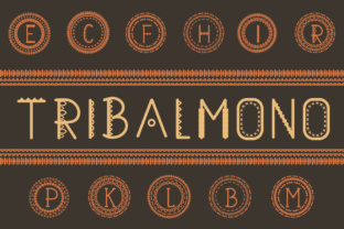 Crafting Unique Brand Marks with the Tribalmono Font