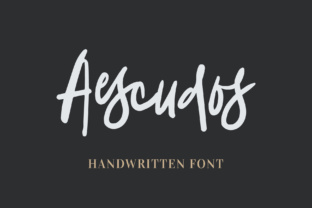 Discover Aescudos: Your Perfect Script Handwritten Font