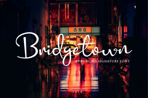 Discover the Elegance of Bridgetown Font