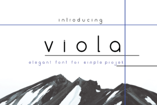 Discovering Viola: A Smooth, Elegant Sans Serif Typeface