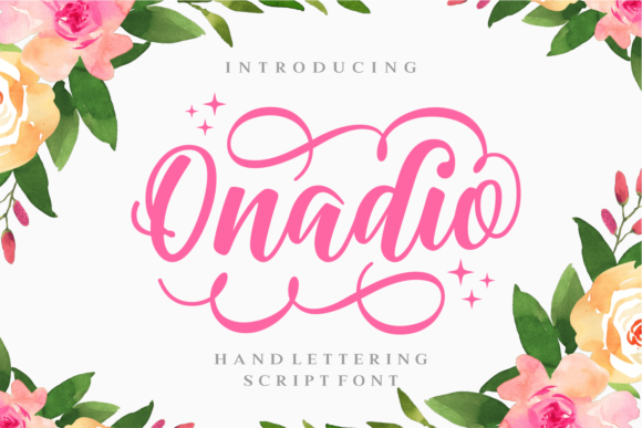 Exploring Onadio: The Feminine Script Font for Creative Projects
