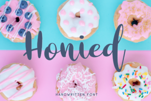 Honied: A Bold, Handmade Calligraphy Font for Elegant Branding