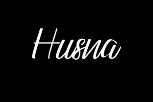 Husna: A Maker's Review of This Fun Script Font