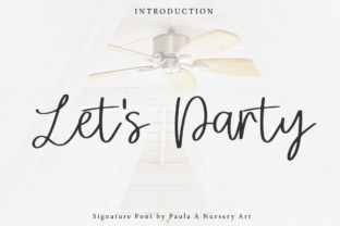 Let s Party: A Classic Calligraphy Font for Elegant Web Design