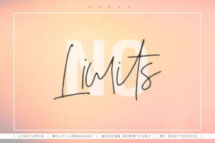 No Limits: A Fresh Calligraphy Font for Creative Campaigns