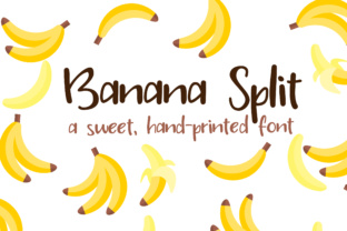 PN Banana Split Font for Creative Product Makers