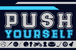 Push Yourself: A Sporty Font for Dynamic Web Design