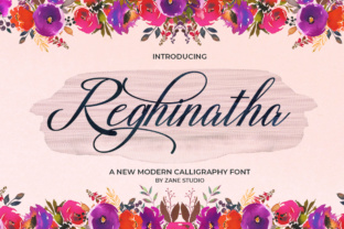 Reghinatha Script: A Modern and Feminine Typeface