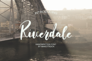 Riverdale: A Sweet Handwritten Font for Editorial Typography