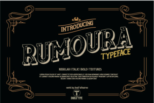 Rumoura: A Timeless Retro Font for Your Creative Projects