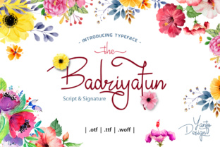 Testing Badriyatun Script Font for Craft Projects and Product Labels