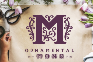 The Ornamental Mono Font for Elevated Digital Marketing Design