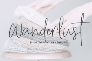 Wanderlust Trio: A Handwritten Script Font for Digital Headlines