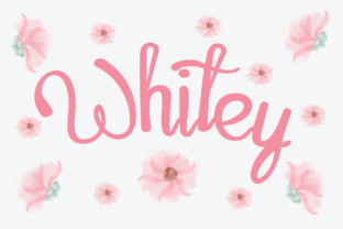 Whitey Script: A Playful Handwritten Font for Creative Products